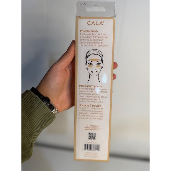 CALA Rose Bliss Collection Powder Brush Rose Gold Bristles Diamond Handle NEW - Picture 5 of 5